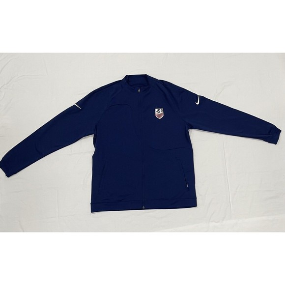Nike USMNT Academy Pro Soccer Mens Jacket SLIM FIT - Picture 3 of 4